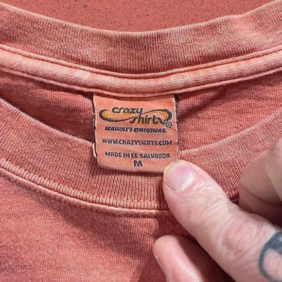 Vintage Hawaii crazy shirts car t shirt chile dyed - Picture 7 of 7